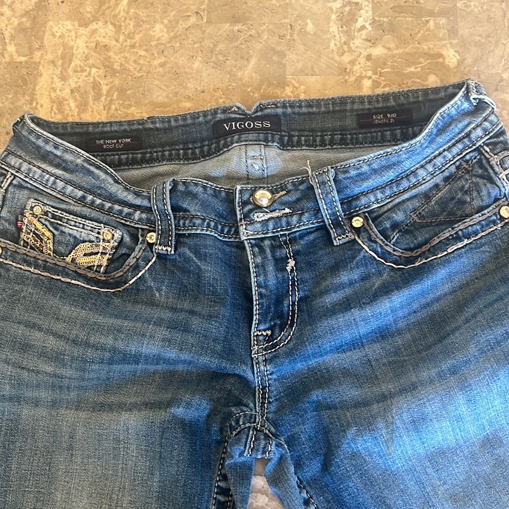 Vigoss women bootcut jean size 9/10 length 31